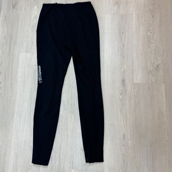 Polo Ralph Lauren High Waisted Pleated Legging Dress Pant Womens Small Black - Picture 2 of 5